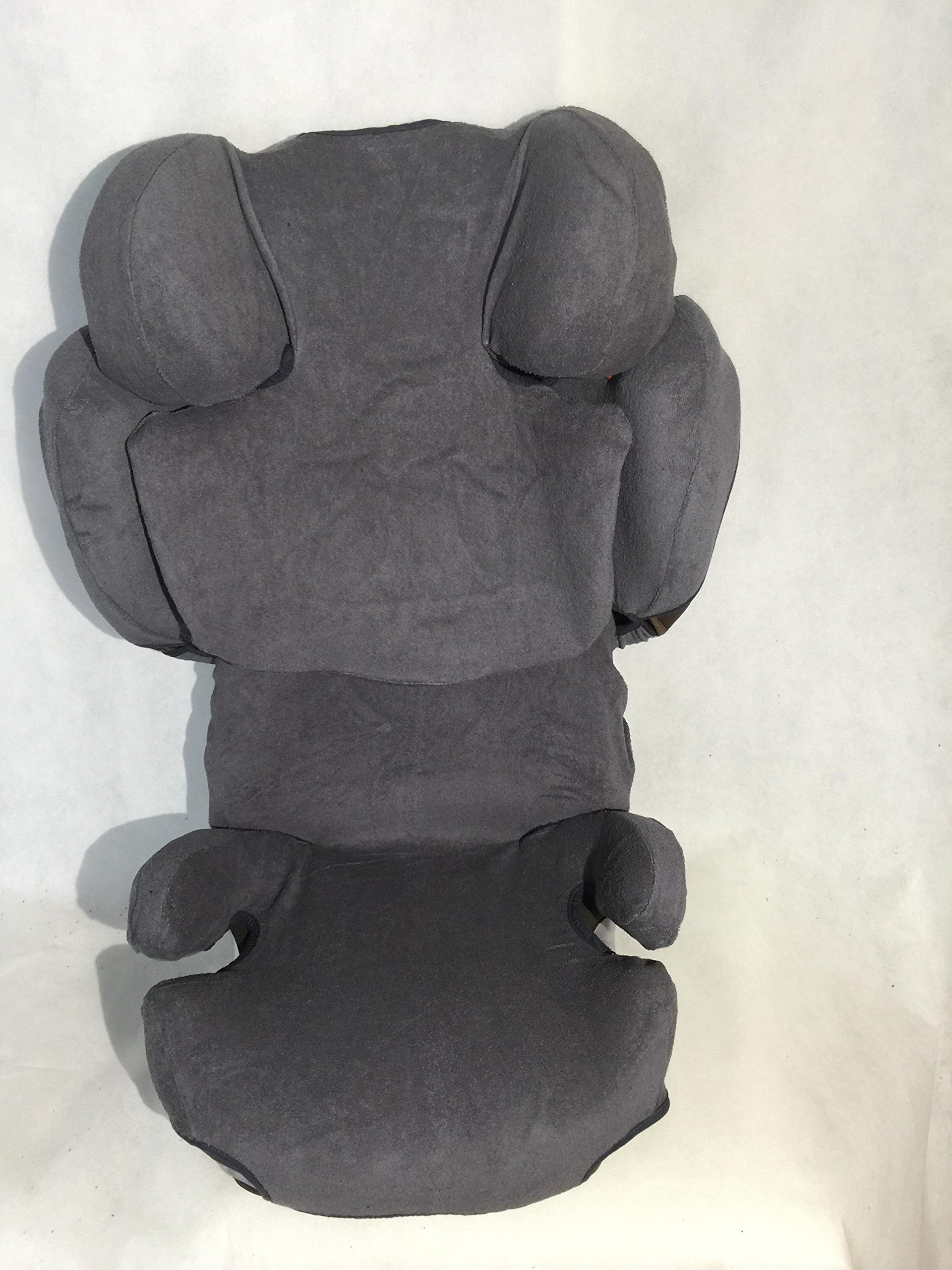 Cybex SOLUTION Z-Fix T i-Fix Sommerbezug Schonbezug Frottee 100% Baumwolle dunkelgrau