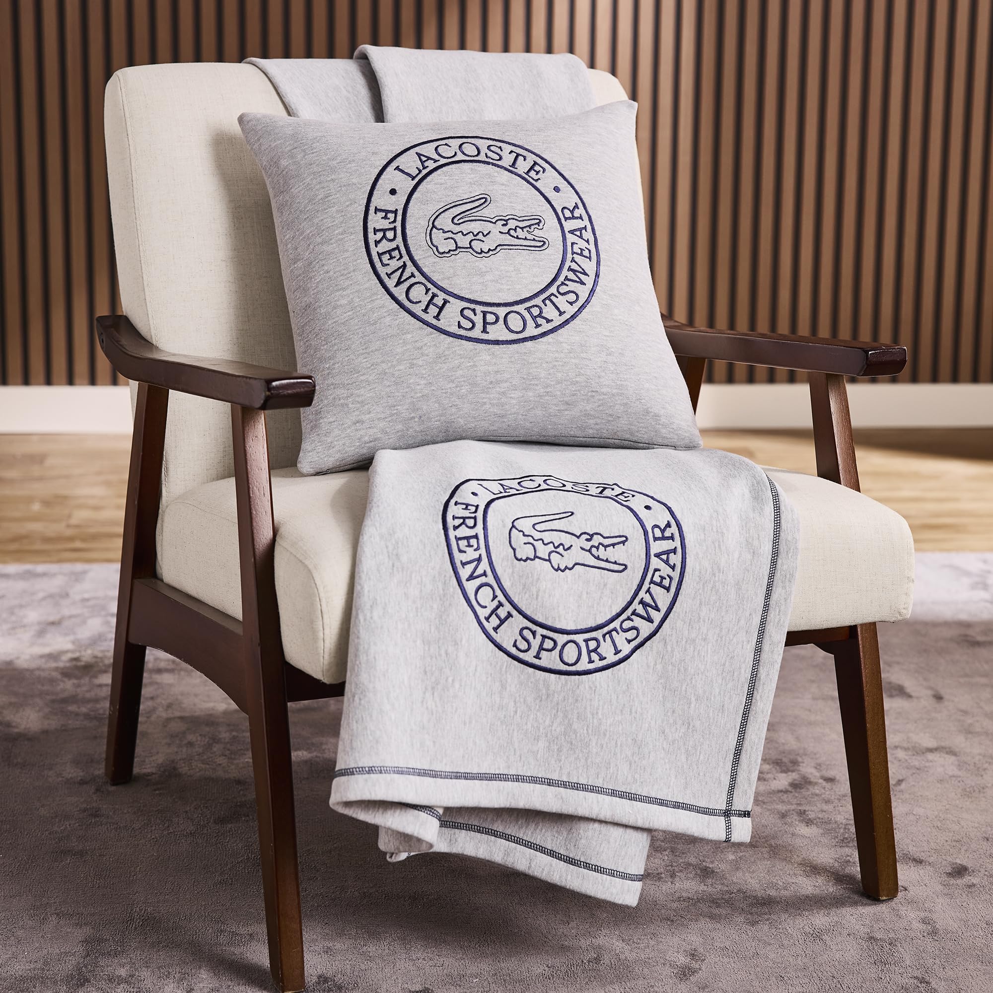 

                                                    Lacoste 50" x 70" Sportswear Throw Blanket – Ultra