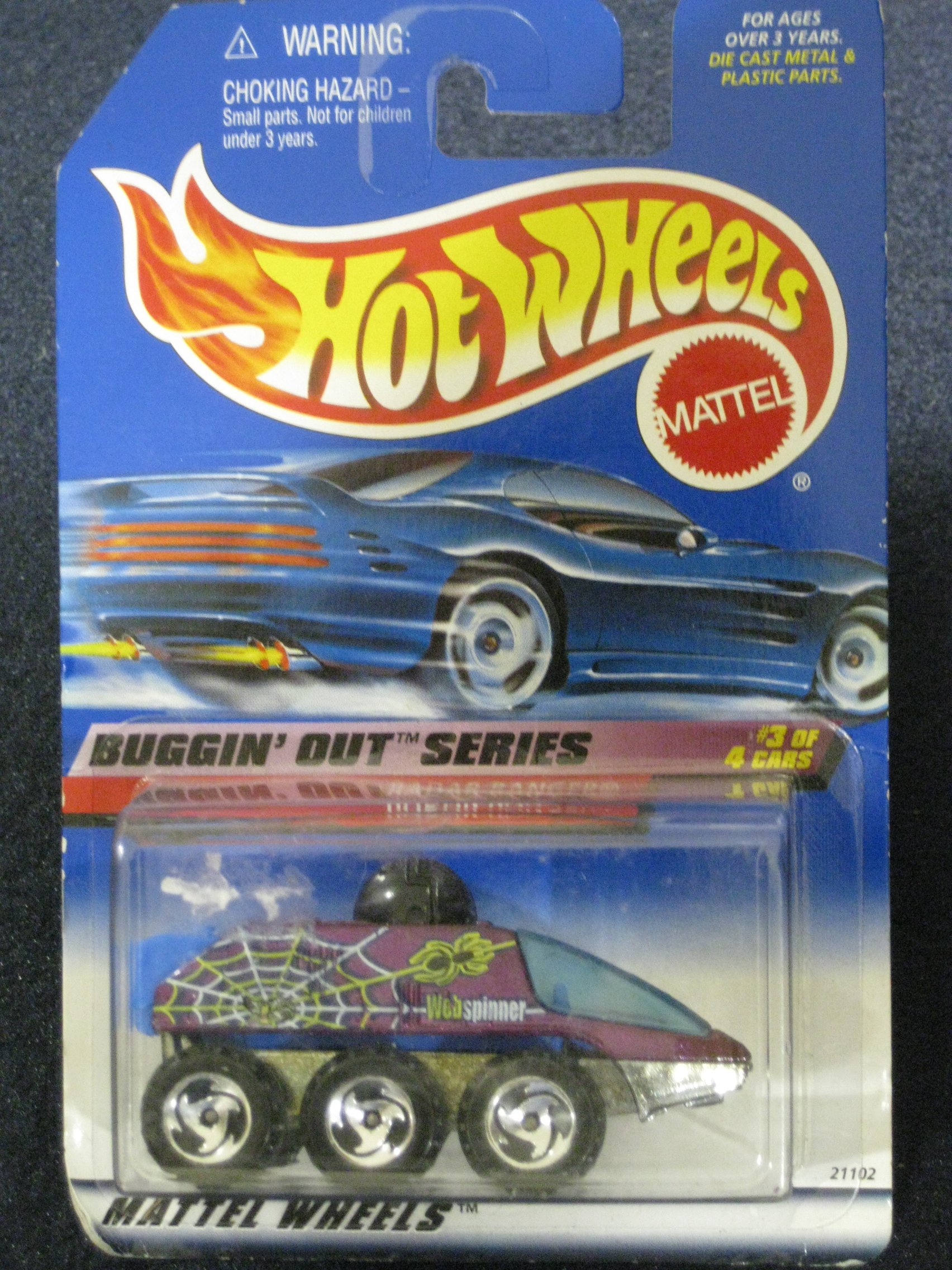 Hot WheelsPurple Web Spinner Radar Ranger - Buggin' Out Series #3 of 4 Vehicles Collector #943
