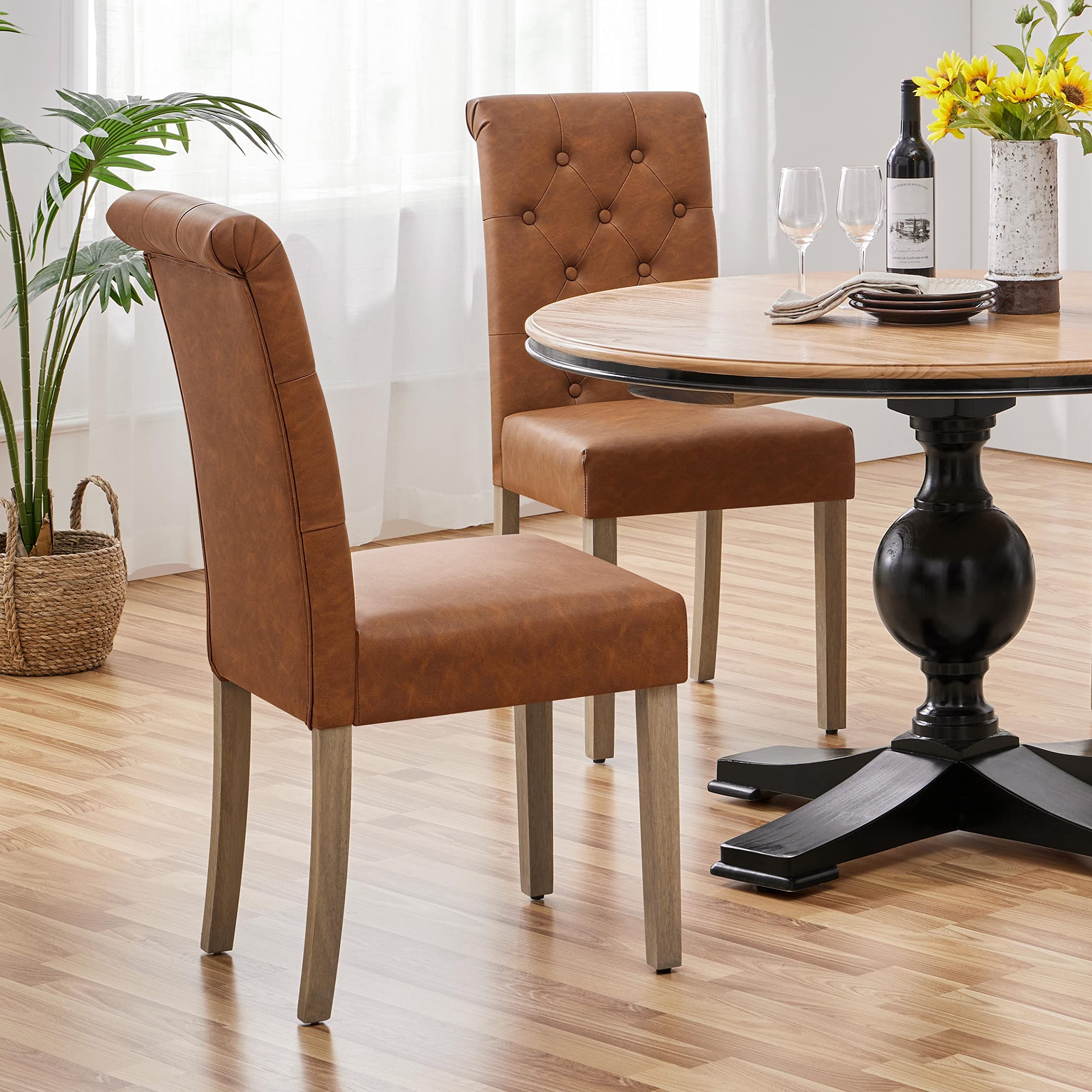 Leather Dining Room Chairs