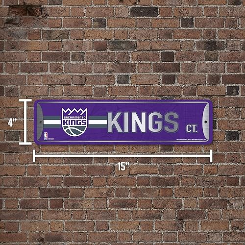Vista 50 de Rico Industries NBA Basketball Metal Street Sign