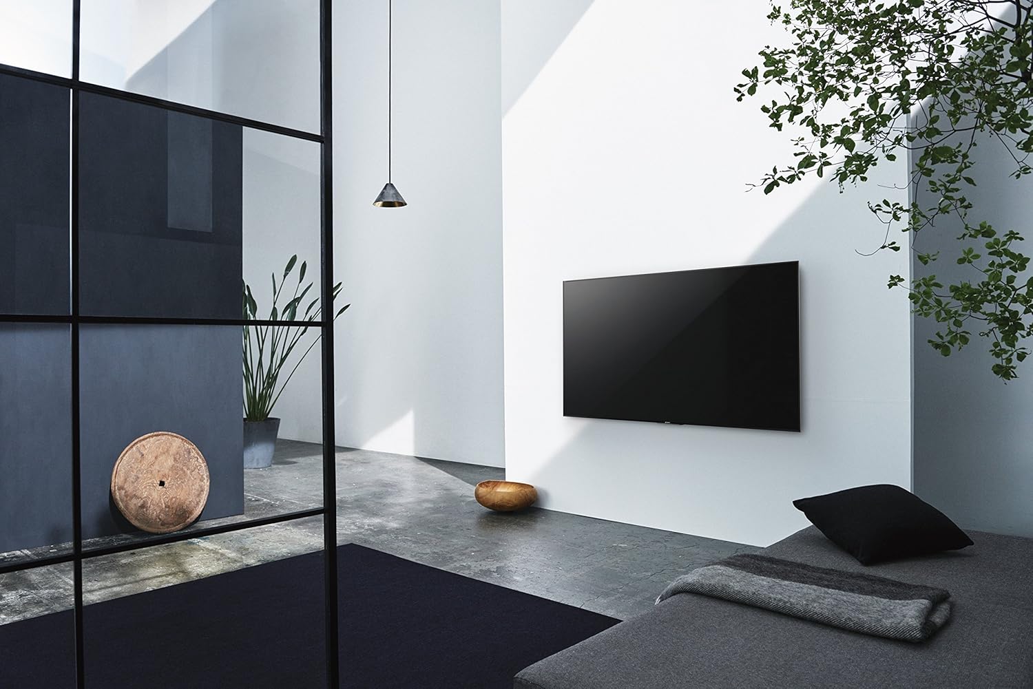 Sony XBR-65X900E TV displaying a football game