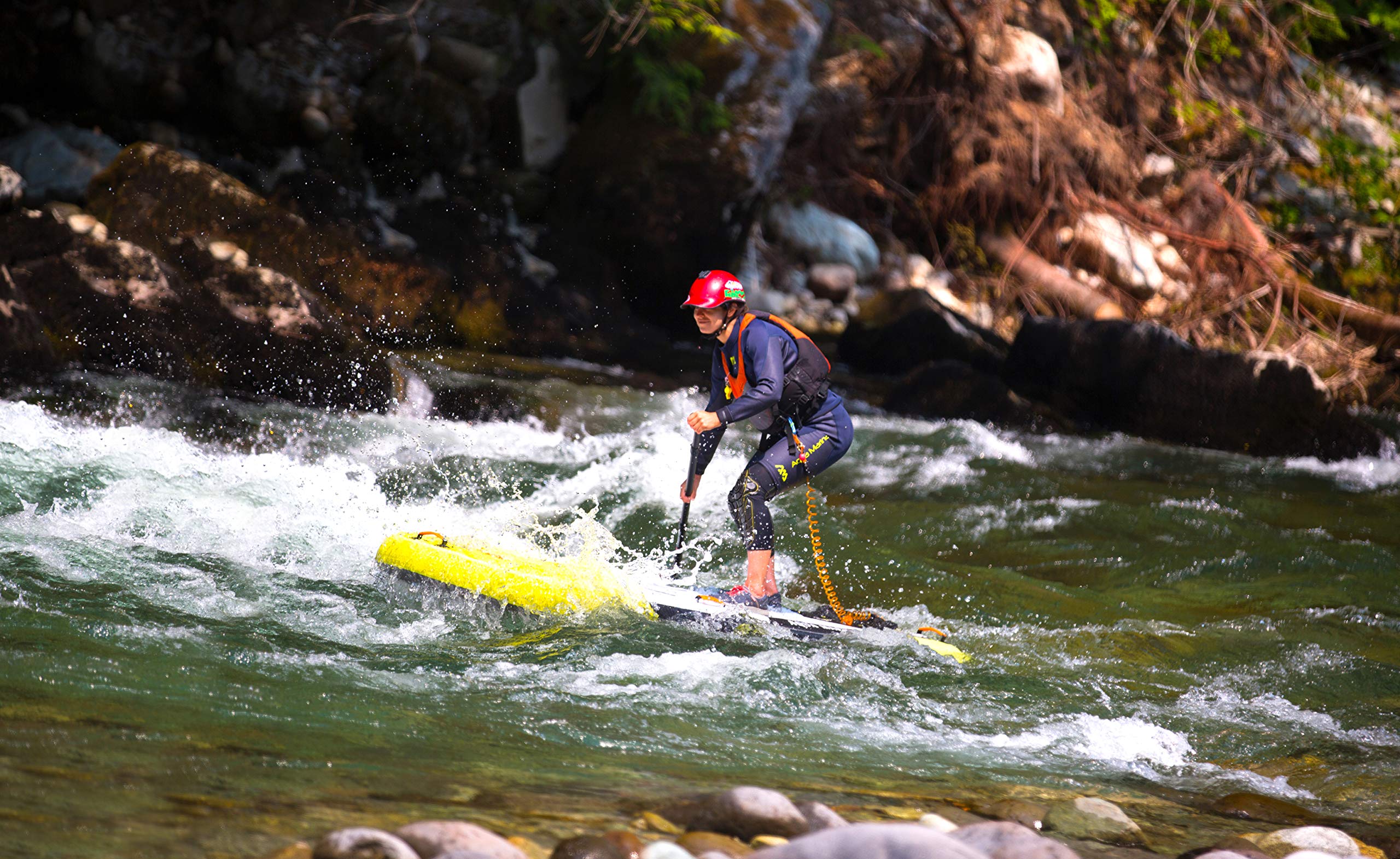 Aquamarina Rapid SUP Stand Up Paddle Board łącznie z smyczą, plecakiem i pompką