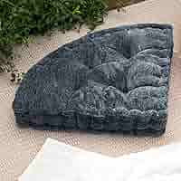 Amazon.com: TEXSTEAD Fan-Shaped Floor Cushion Fan Floor