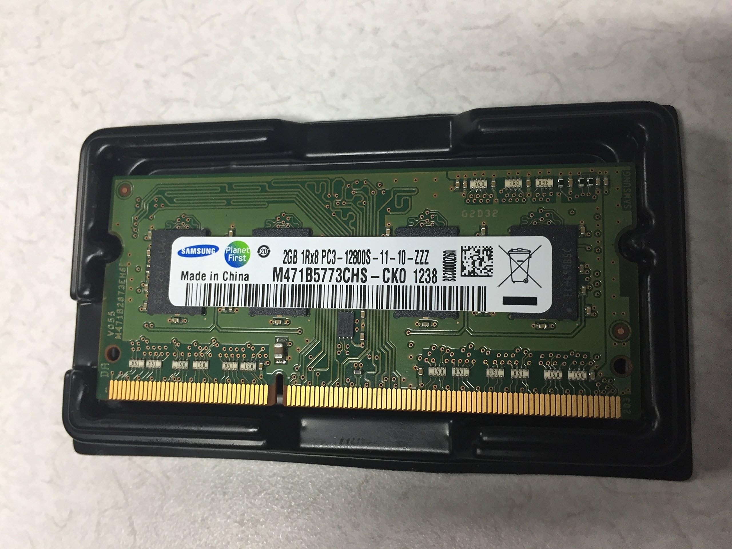 Samsung 2GB DDR3 Memory SO-DIMM 204pin PC3-12800S 1600MHz M471B5773CHS-CK0