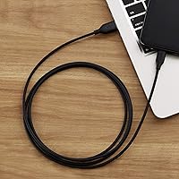 Vista 5 de Yaxa Basics, Cable de carga rápida USB-C a USB-A 2.0, 480Mbps de velocidad, certificado USB-IF, para Apple iPhone 16/15, iPad, Samsung Galaxy