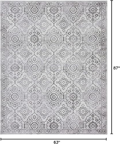 Miniatura 10 de Jersey White - Alfombra grande de 8 x 10 pies, 8 x 10, alfombra de área para sala de estar, comedor, alfombra de dormitorio, alfombra de cocina,