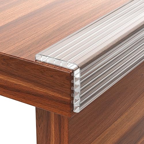 Miniatura 10 de Protectores de esquina suaves de silicona para bebés, 32.8 pies (32.8 ft) con adhesivo fuerte precintado, protectores de bordes para esquinas