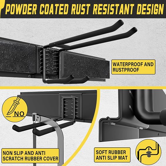 klasit Garage Wall Organizer,15Pack Carries 675 lbs,Garden Tool Organizer