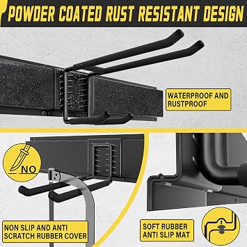 klasit Garage Wall Organizer,15Pack Carries 675 lbs,Garden Tool Organizer