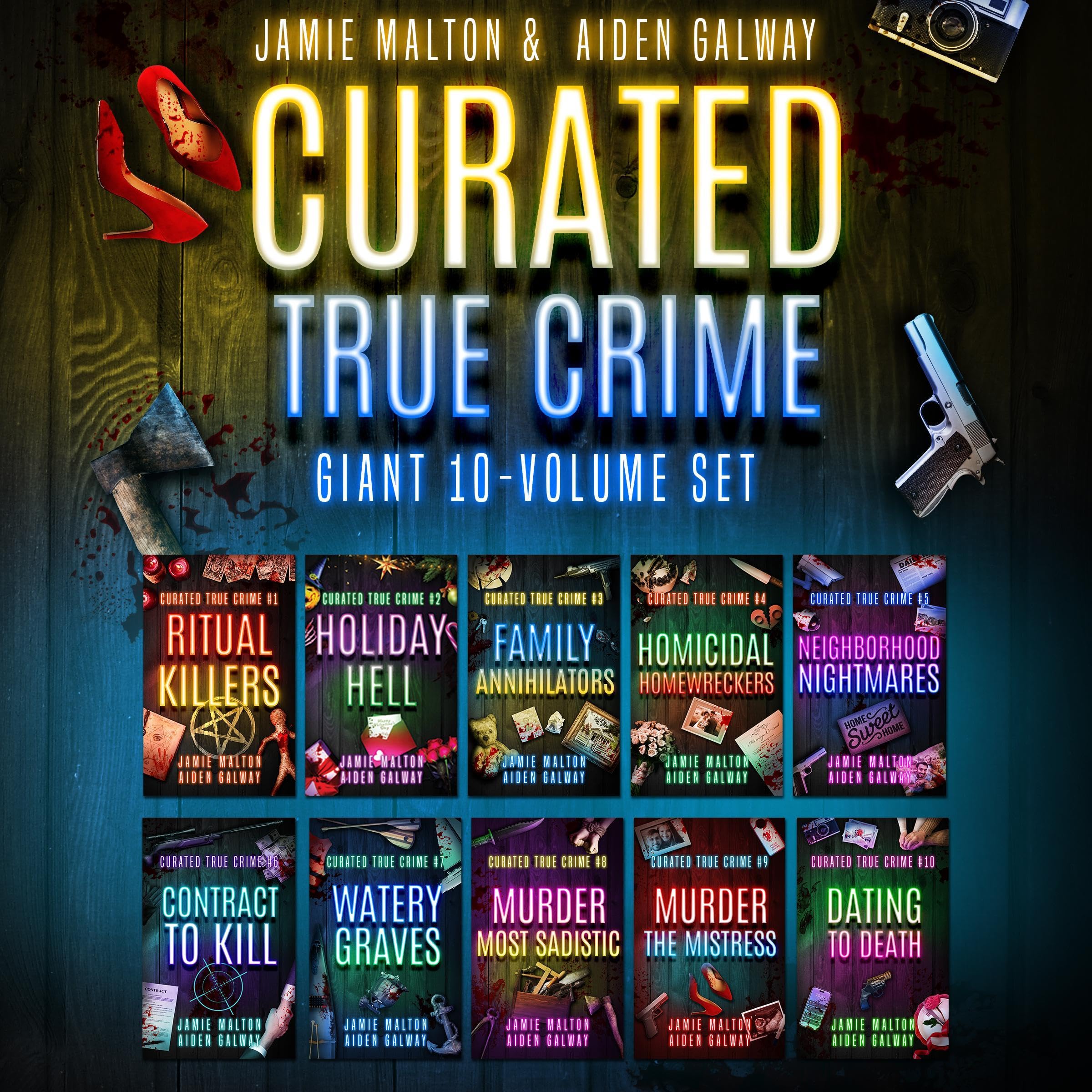 Curated True Crime: Giant 10-Volume Set book cover