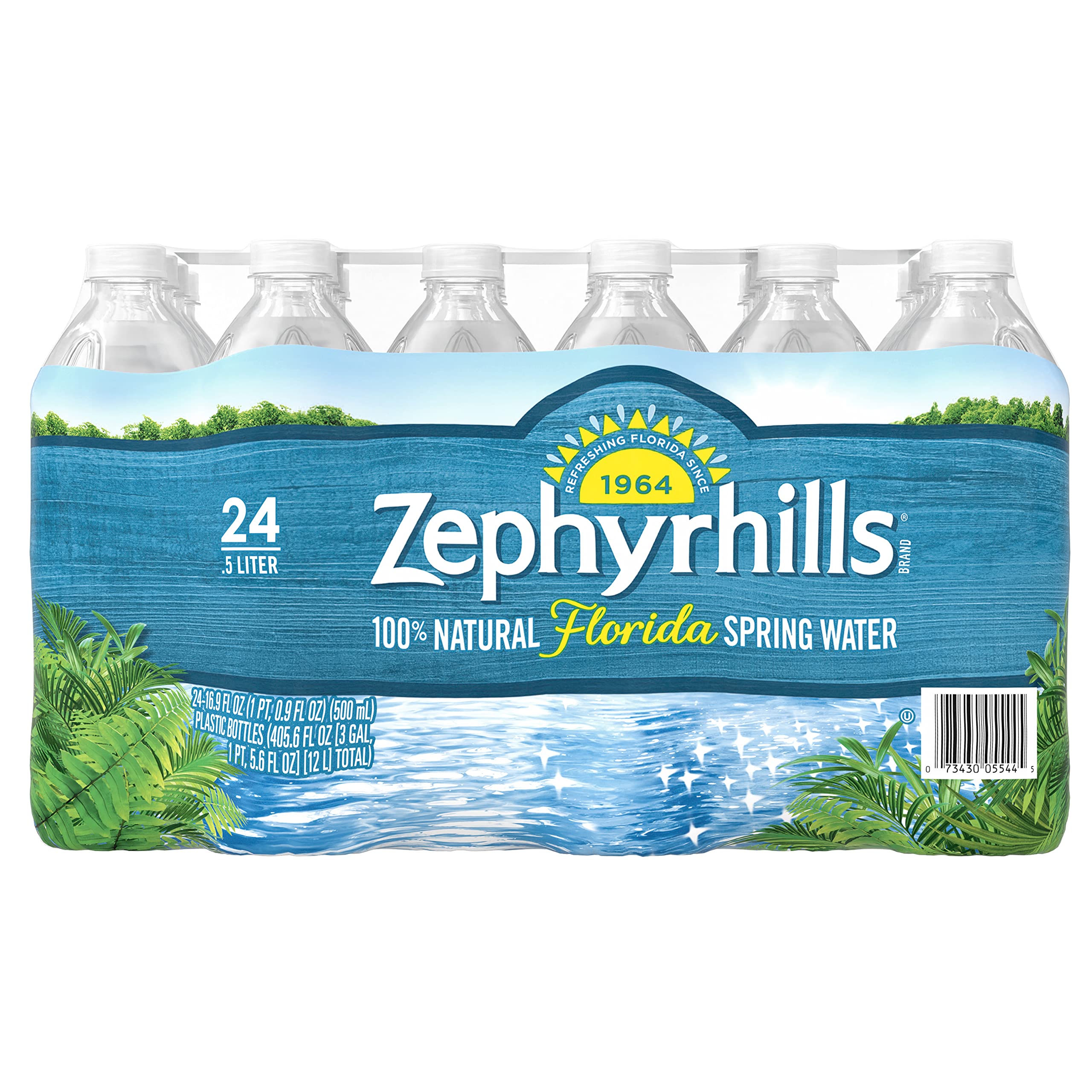 Zephyrhills 100 Natural Spring Water, 16.9oz (24 Pack) Buy Online in United Arab Emirates at