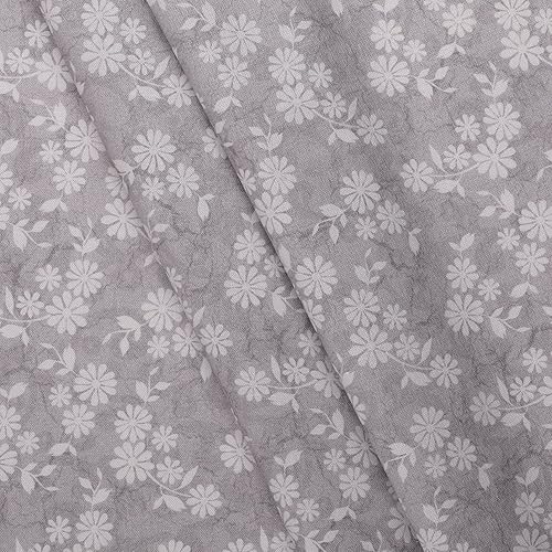 Miniatura 2 de Mook Fabrics Caléndula de algodón, corte plateado por yarda