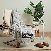 Vista 23 de FOCO Manta Sherpa de nube con logotipo grande del equipo de la NFL, 60 x 70 pulgadas