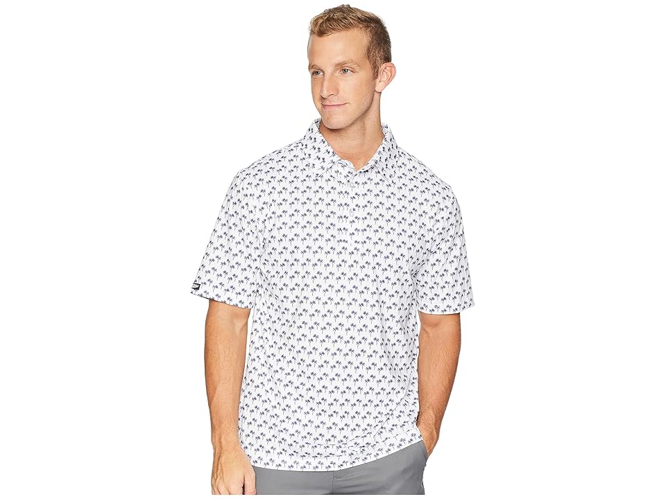 

Straight Down Outrigger Polo (Indigo) Men's Clothing, Blue