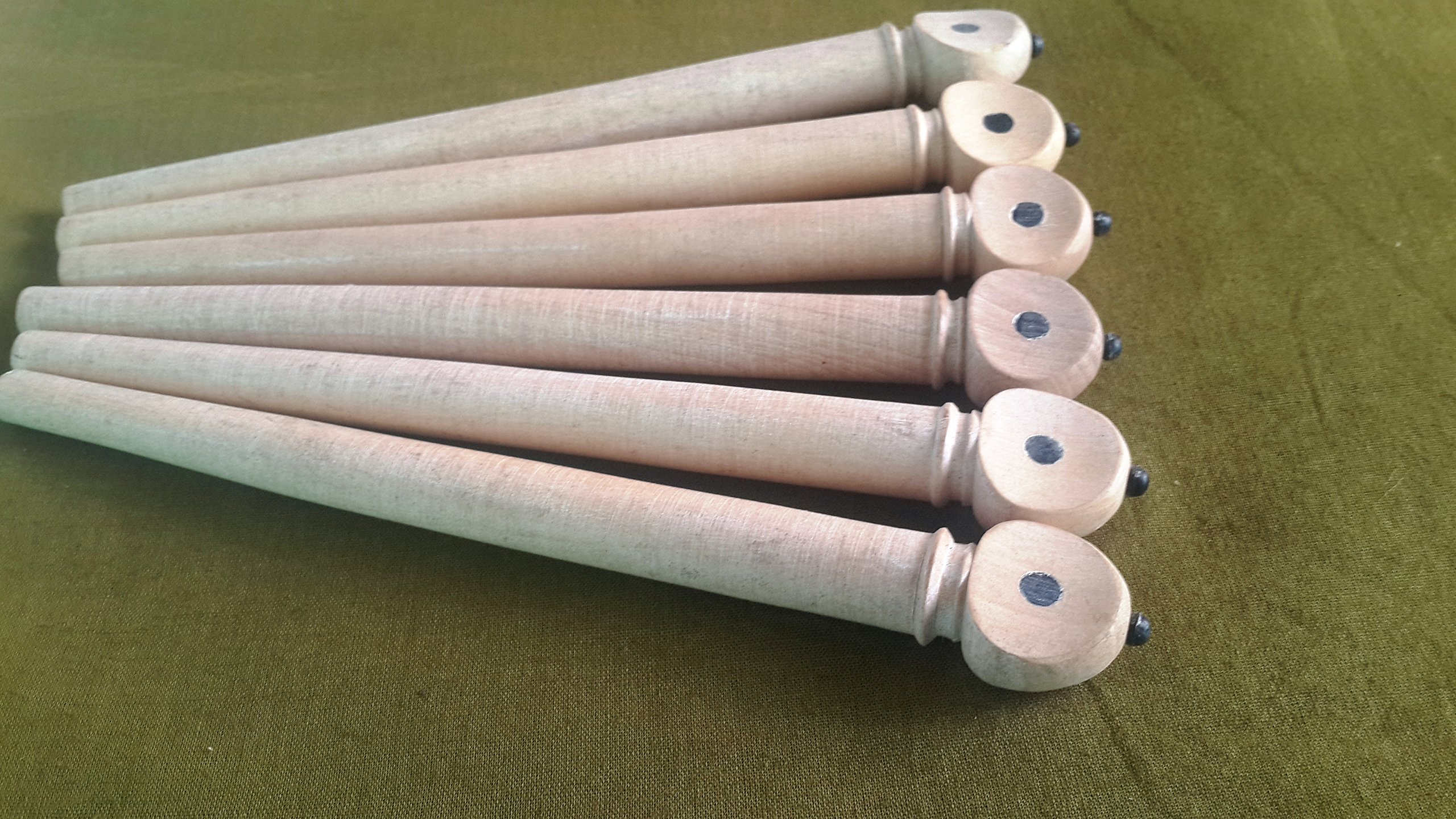 SITAR ACCESSORIES SITAR TARAF PEGS WHITE MAPPLE WOOD GSMA030