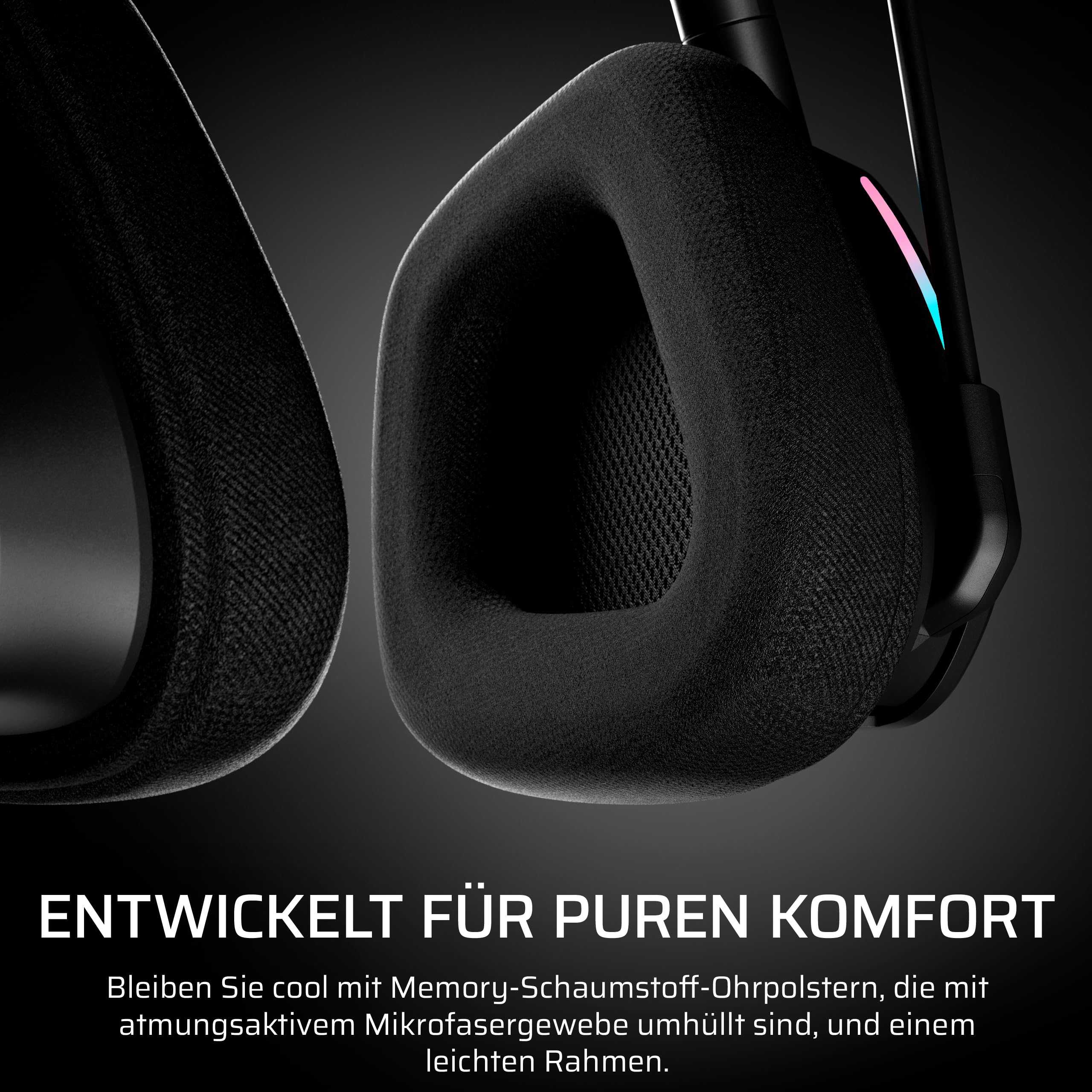 Corsair Void V2 Max Kabellose Bluetooth-Gaming-Kopfhörer, 2,4 GHz, Dolby Atmos, Sonarworks SoundID, bis zu 70 Stunden Akkulaufzeit, Schnellladung, kristallklares Mikrofon – PC, PS5, PS4, Switch, Handy