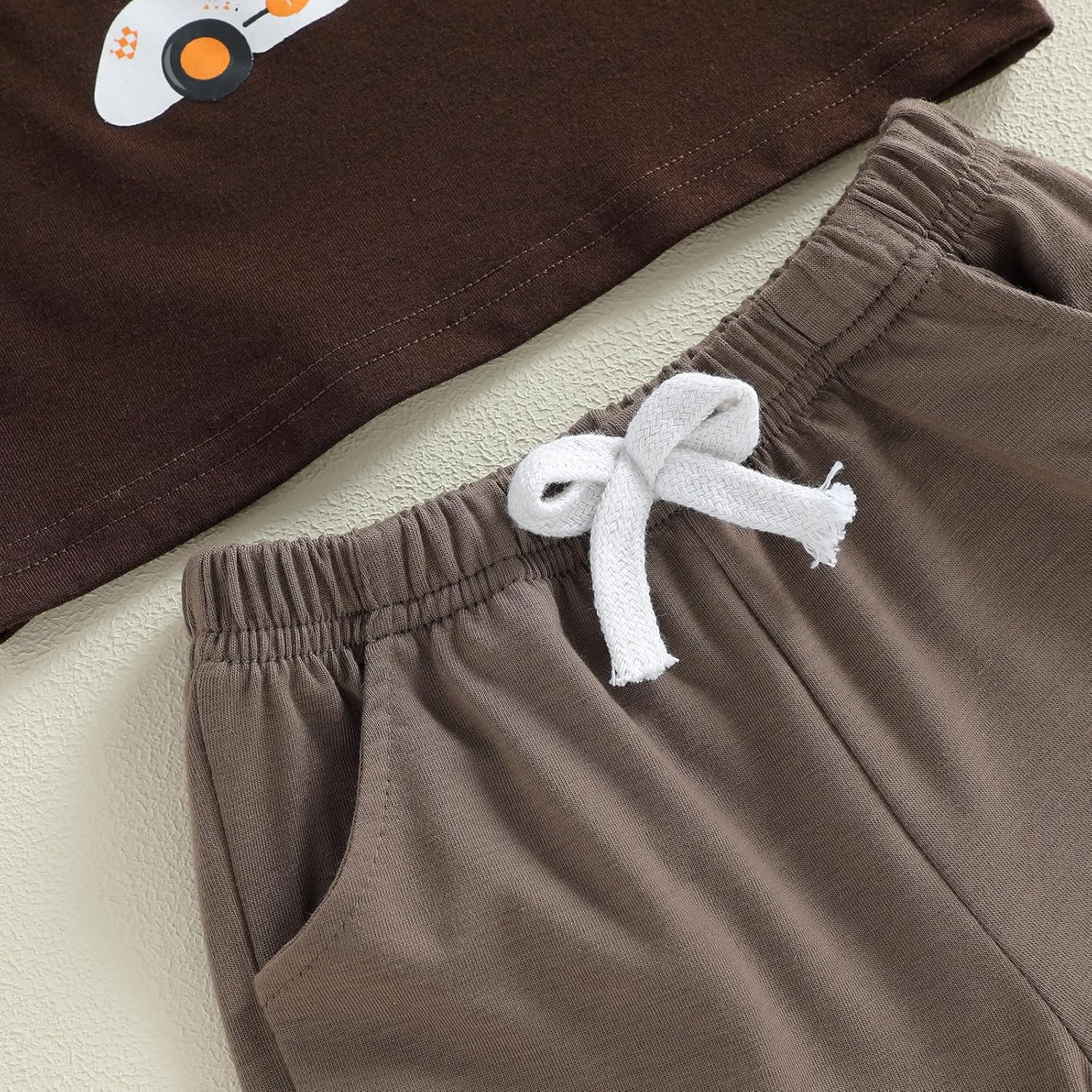 Toddler Baby Boy Clothes Cars Print Short Sleeve T-Shirt Top & Jogger Pant Set Spring Summer Outfit - Image 5