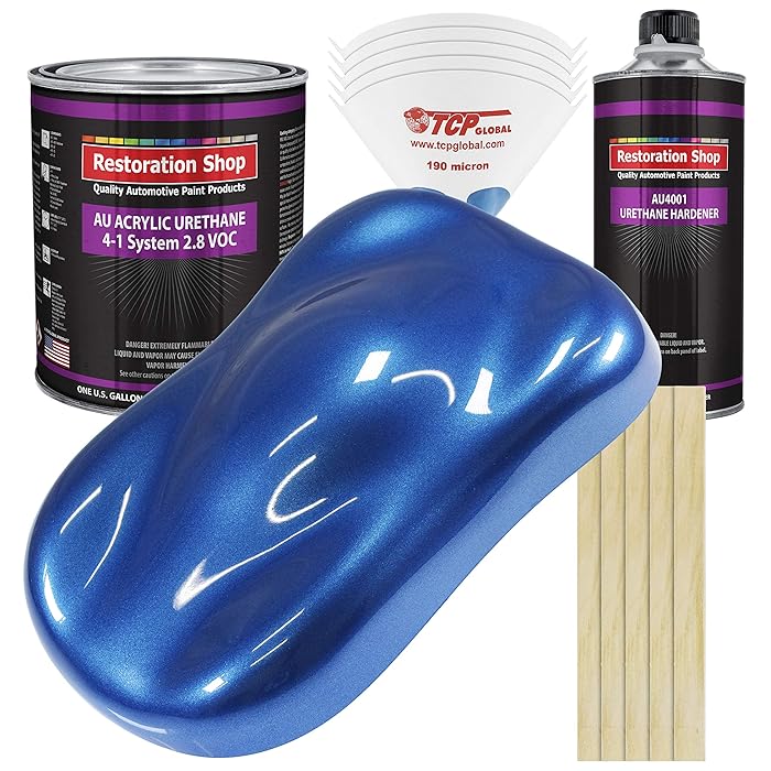 Buy Restoration Shop Burn Out Blue Metallic Acrylic Urethane Auto