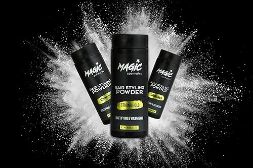 Miniatura 8 de Polvo para peinar el cabello 0.71 oz  Polvo de peinado de raíz unisex  Aspecto mate  Estilizador de polvo antigravedad y peine de peinado de barba