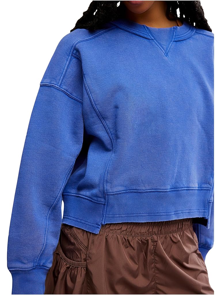 Orange Free People Intercept Pullover