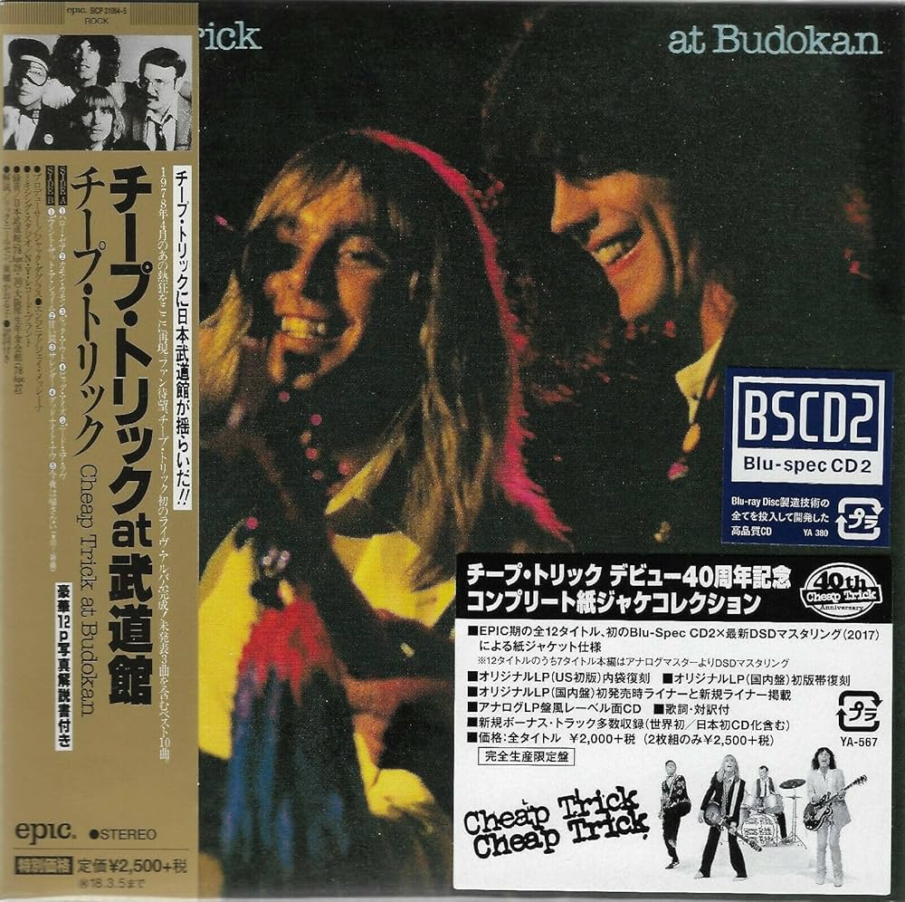 M武道館限定 チープトリック ライブアットブドウカン Tシャツ 来日公演2025 武道館限定 チープトリック ライブ アット ブドウカン Tシャツ