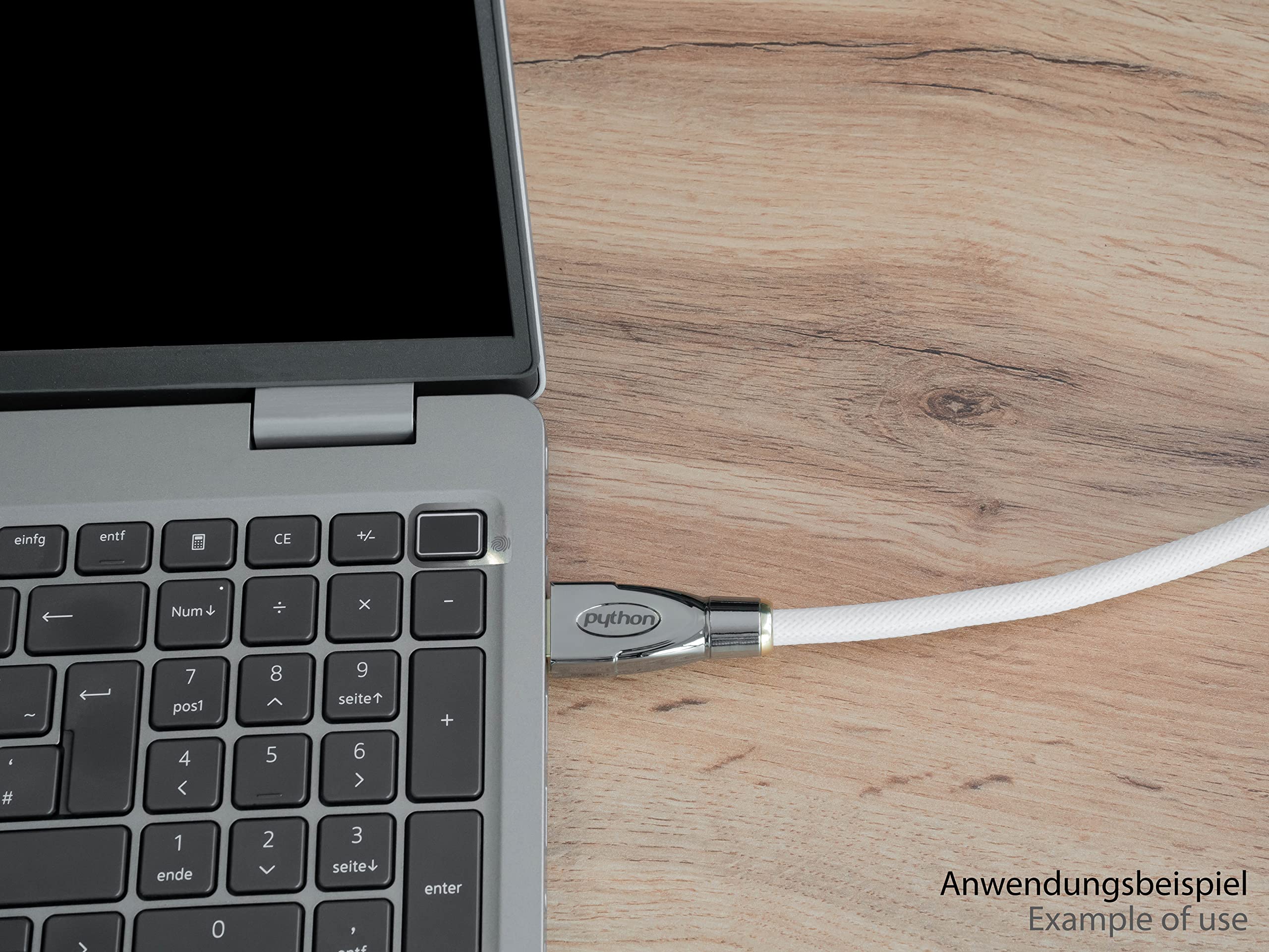 PYTHON Series PREMIUM AKTIVES High-Speed-HDMI Anschlusskabel mit Ethernet - REDMERE CHIPSATZ - 4K2K / UHD / Ultra HD @ 30 Hz - KUPFERLEITER, 3D, 3-fach geschirmt, Nylongeflecht - WEISS - 15 m