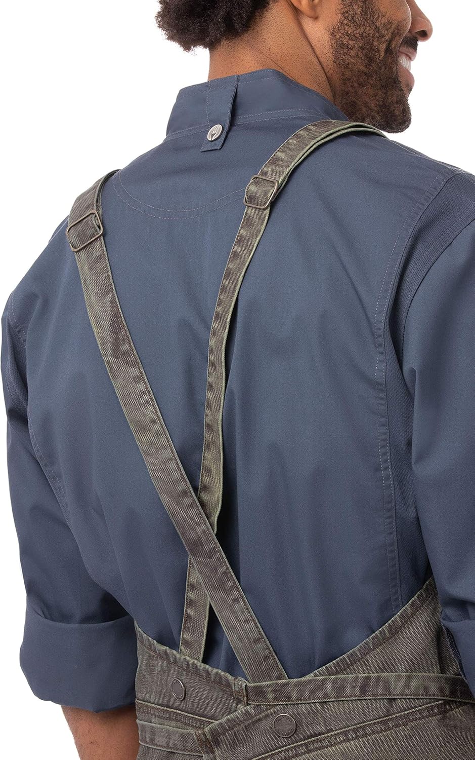 Miniatura 4 de Chef Works Denver Chefs - Delantal con espalda cruzada para hombre