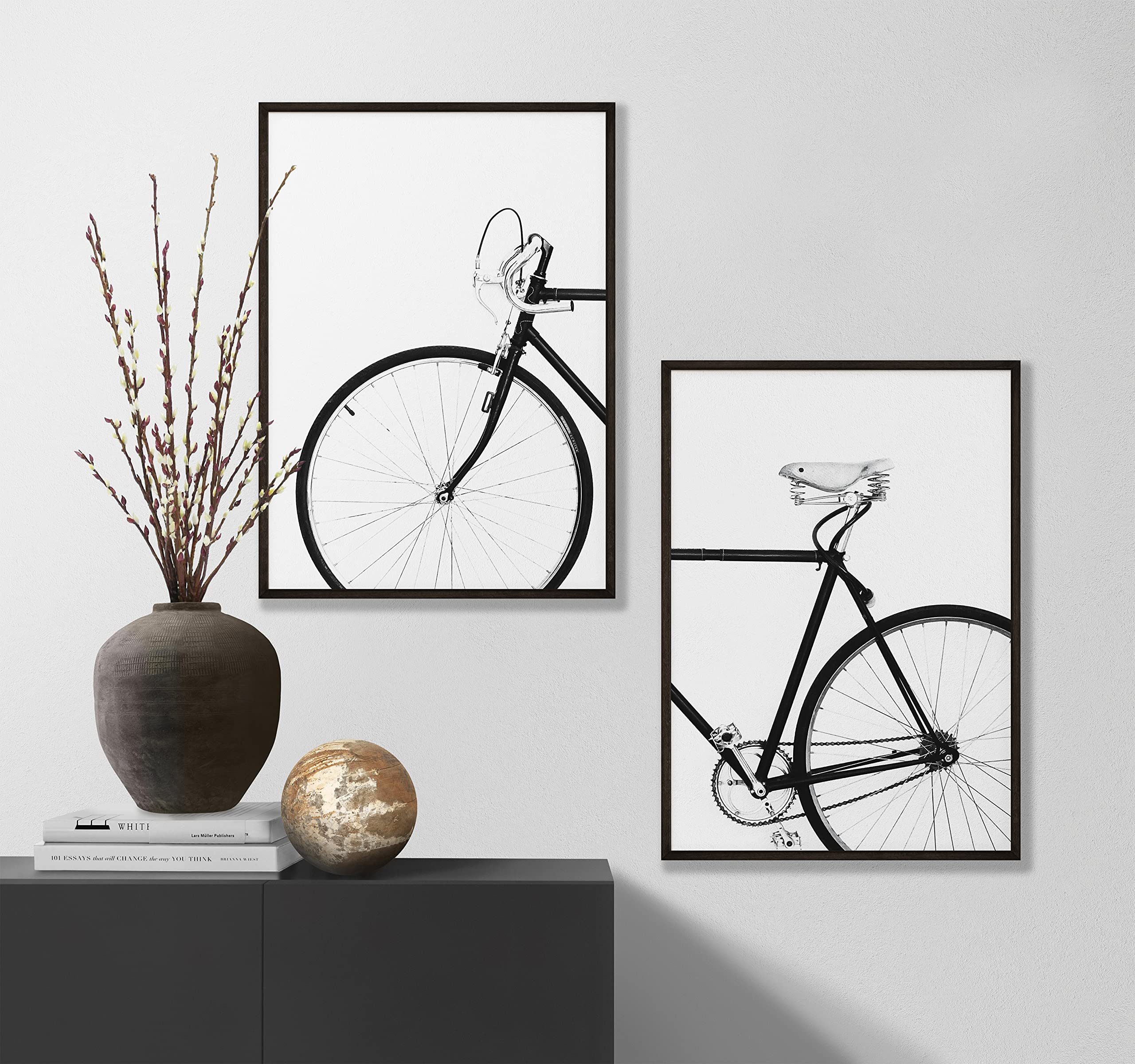 Amazon.co.jp: ポスター アートポスター モノトーン モノクロ 北欧