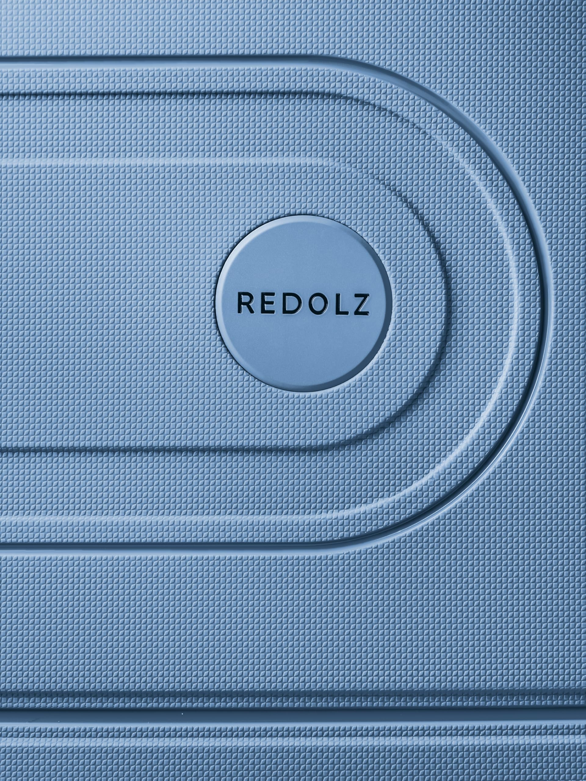 REDOLZ Twarda obudowa, bagaż podręczny, kuferek na kosmetyki, stabilny pokrowiec na kosmetyki z funkcją nakładania, 34 x 17 x 27 cm, z lekkiego polipropylenu (Essentials 11)