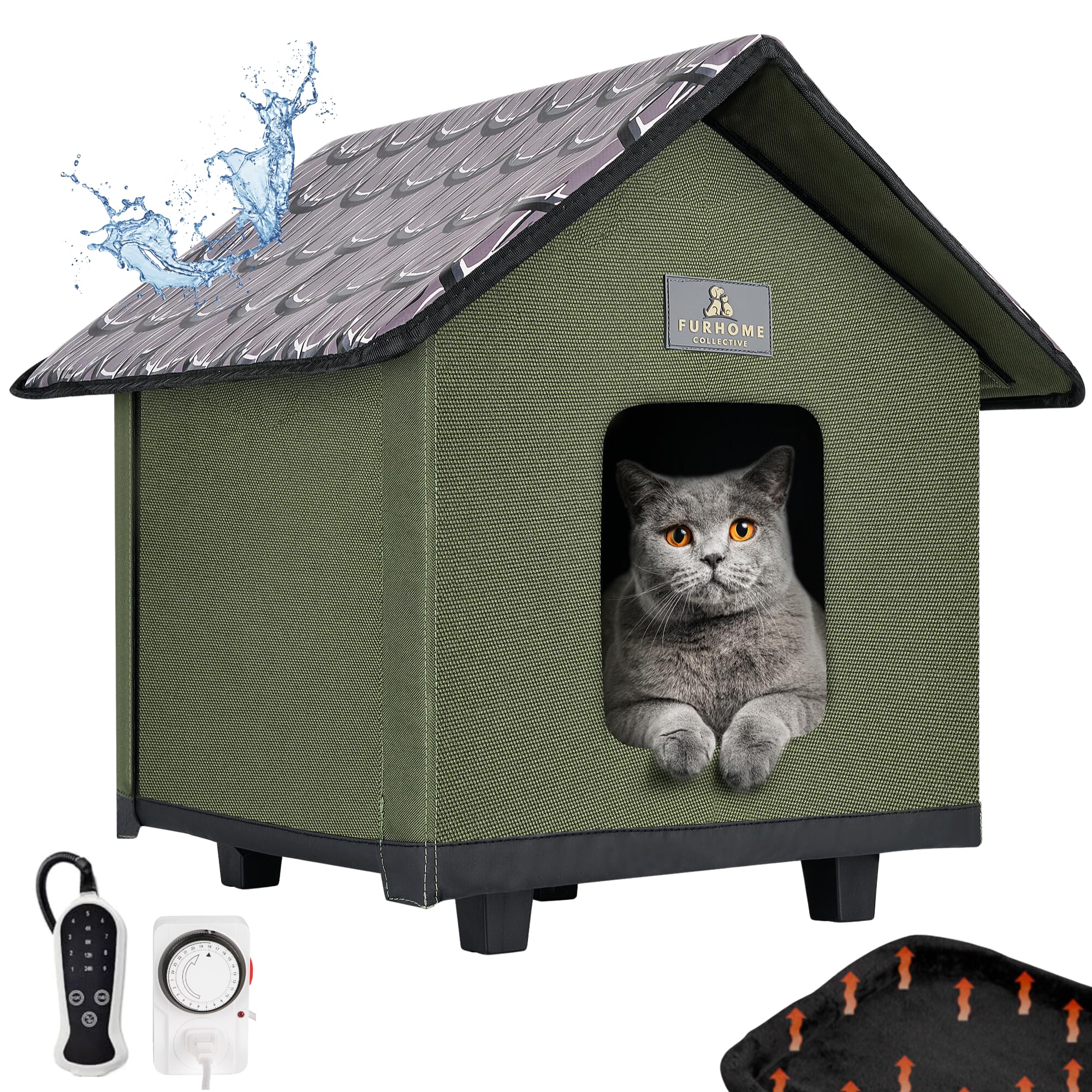 Outdoor Katzenhaus Wetterfest - Falbares Versteck Für Balkon & Terrasse