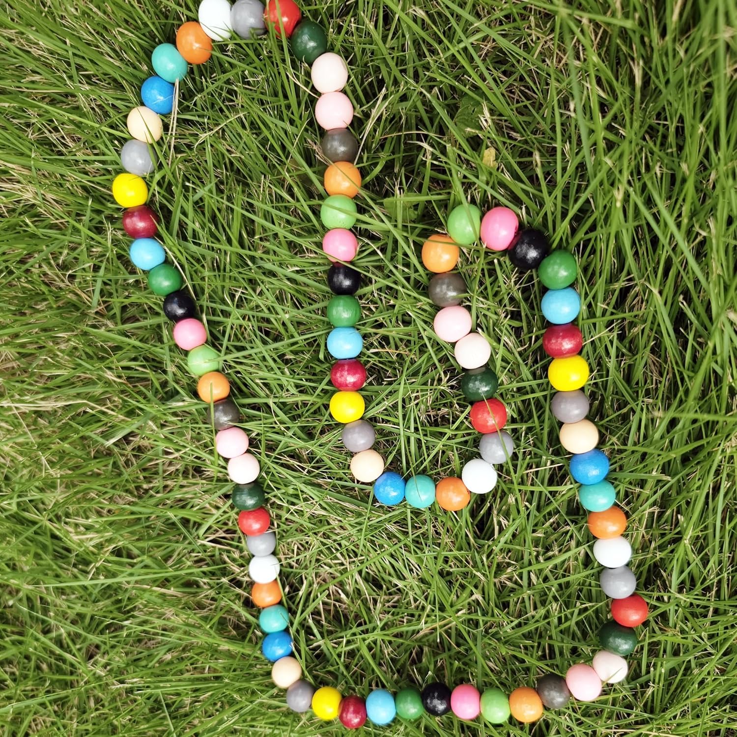 400PCS 12mm 20 Colors Colorful Round Wooden Beads for Craft Home Party Festival Decoration (Mixed Color 12mm) - Image 5
