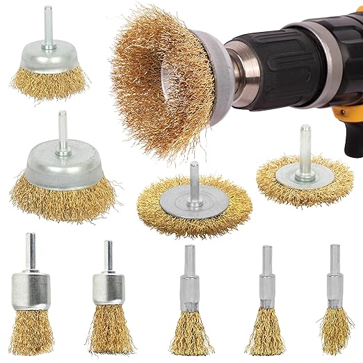 WICKED Kit Di Spazzole Per La Pulizia Dei Tubi In Rame Da 1/2 ''; Strumento Professionale Per Idraulici Industriali "tutto In Metallo" Resistente - Foto 9