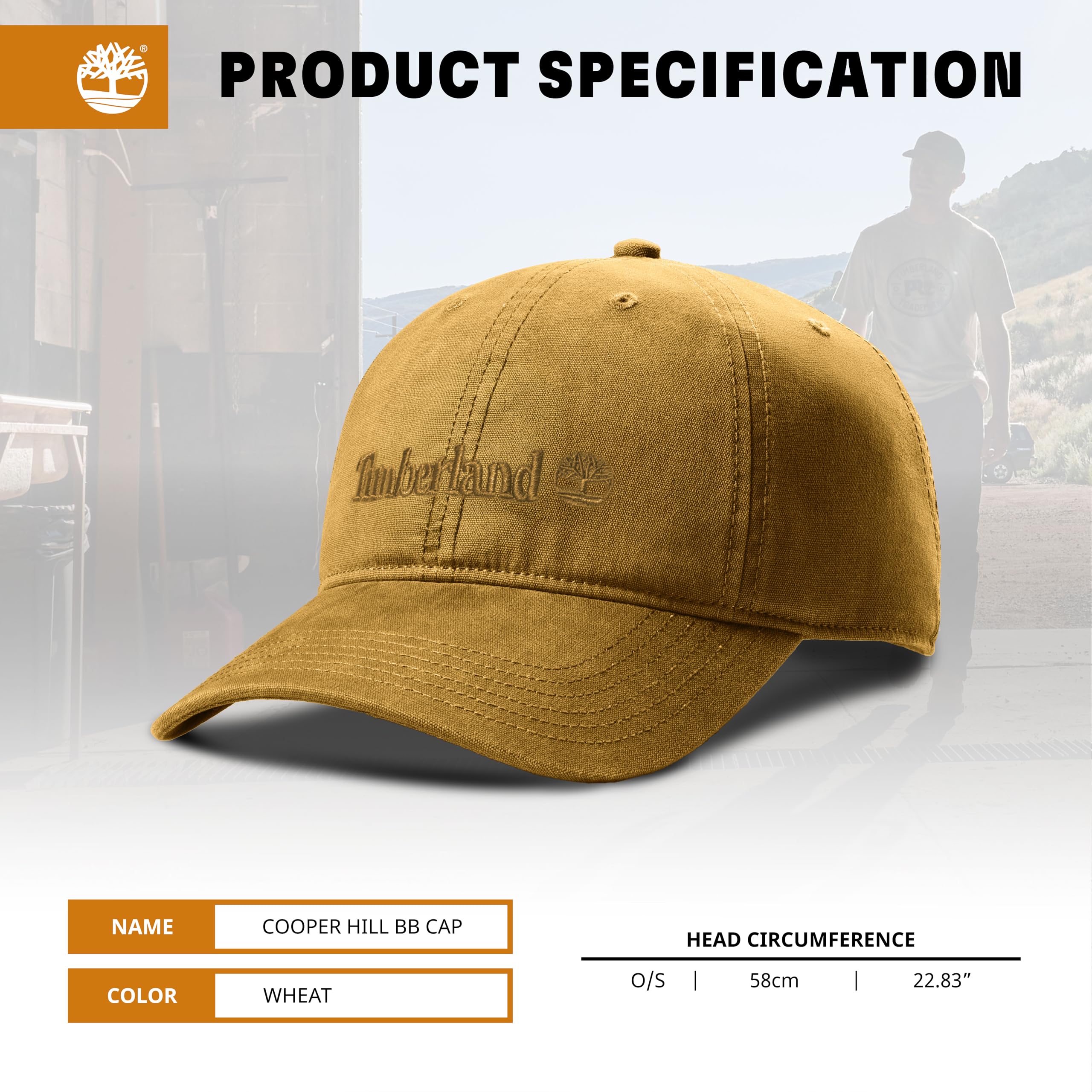 Timberland 101169 - Gorra de béisbol Hombre