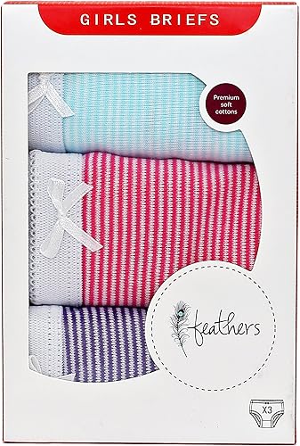 Miniatura 3 de Feathers Ropa interior para niñas y niños pequeños, ropa interior para niños, algodón súper suave