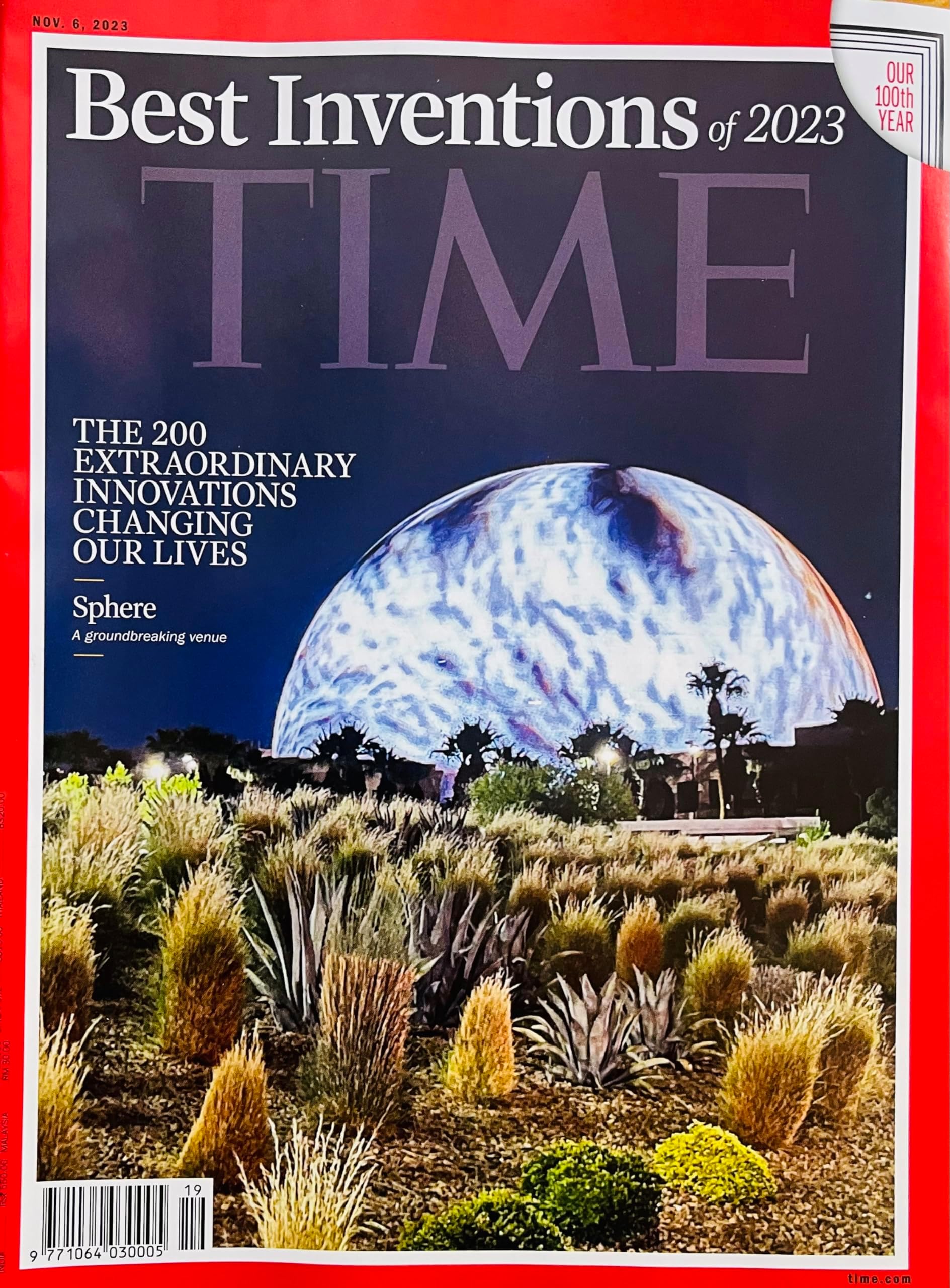Time Magazine- November 6 - 2023. Best. Invention. Of 2023