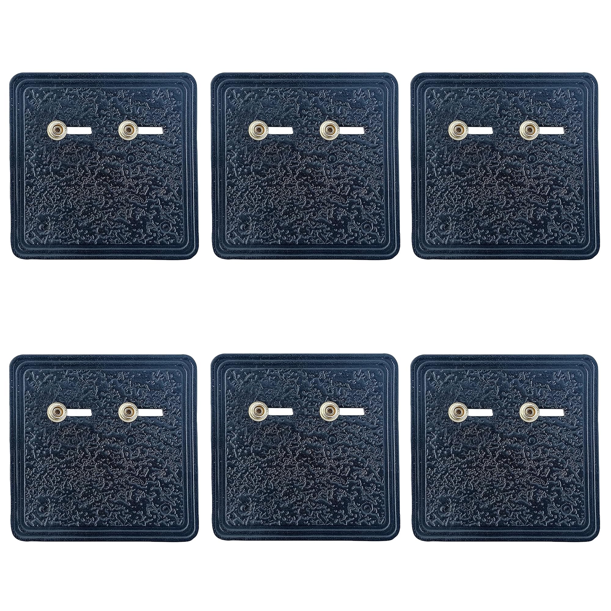 Wrestling Belt Display Wall Mount Hanger Black Leather Heavy-Duty, Universal Replica Belts Fit for Hang Display Solution (6 Pcs - Black) โ image 1