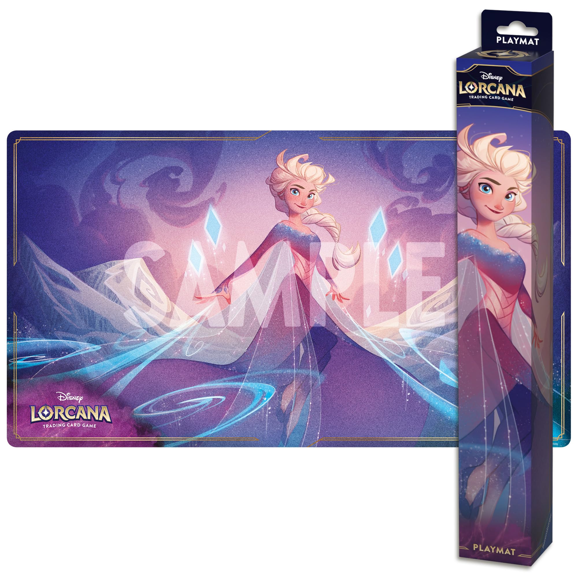 Disney Lorcana Trading Card Game - TCG Playmat - Frozen Elsa - Computer Desk Mouse Mat Accessories