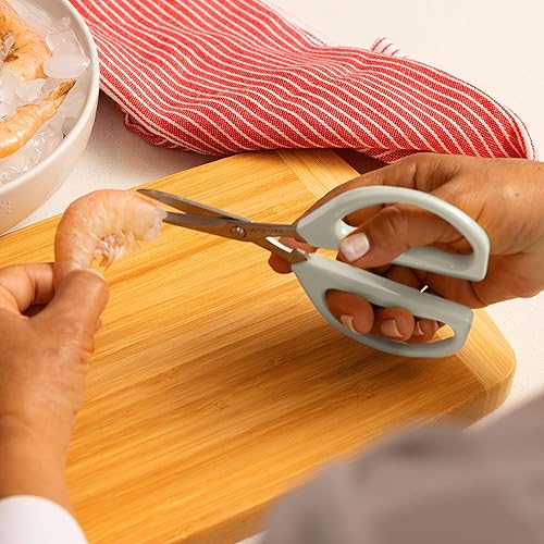 Miniatura 19 de Joyce Chen Original Unlimited Kitchen Scissors All Purpose Kitchen Shears With Comfortable Handles, Yellow, 2 Pack