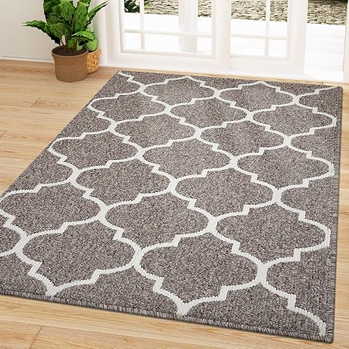 Vista 76 de OLANLY Tapete para puerta de interior, 48 x 32 pulgadas, antideslizante, absorbente, resistente a la suciedad, lavable de perfil bajo para entrada
