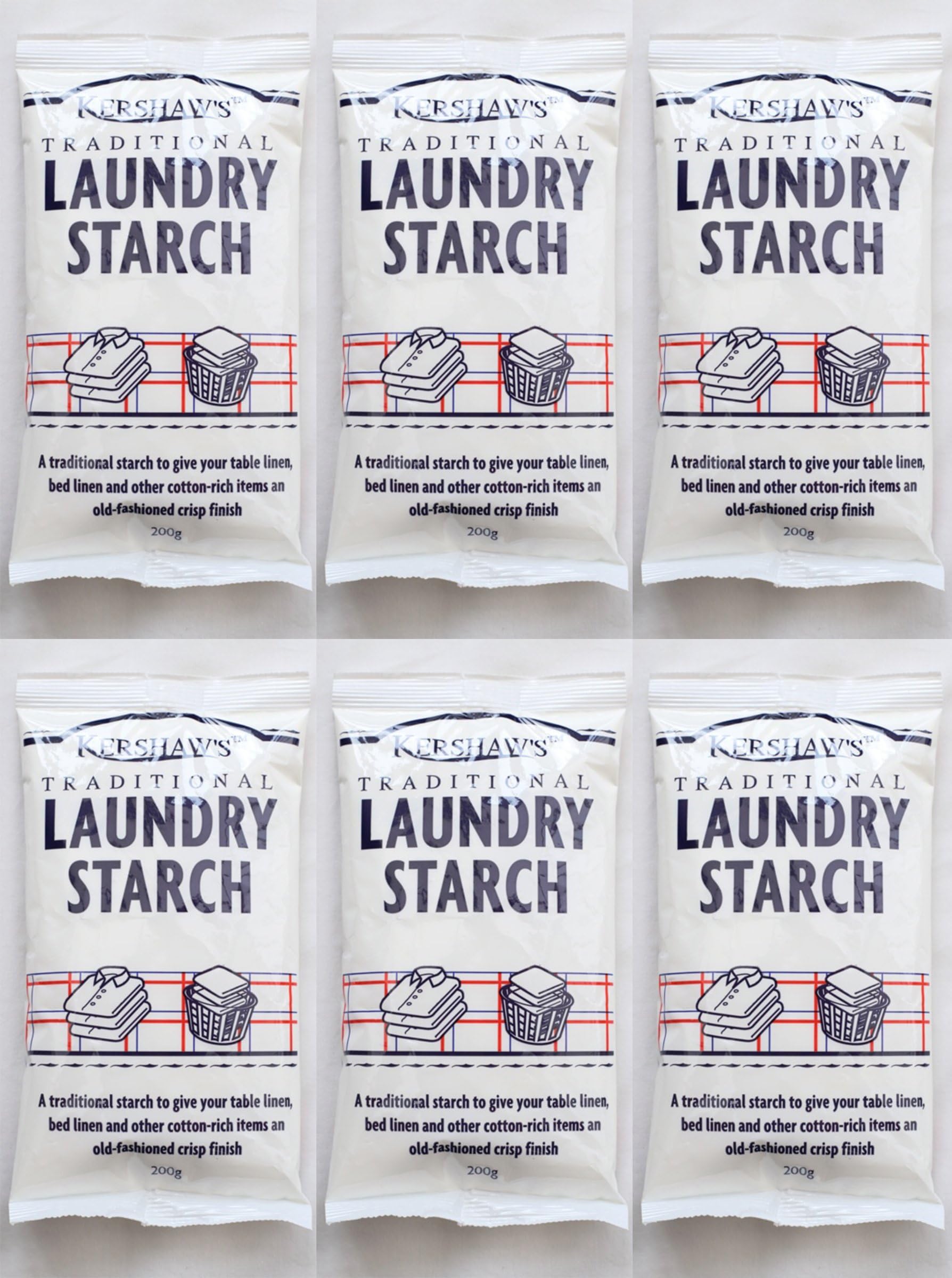 Dri-Pak Kershaws Laundry Starch 6x200g