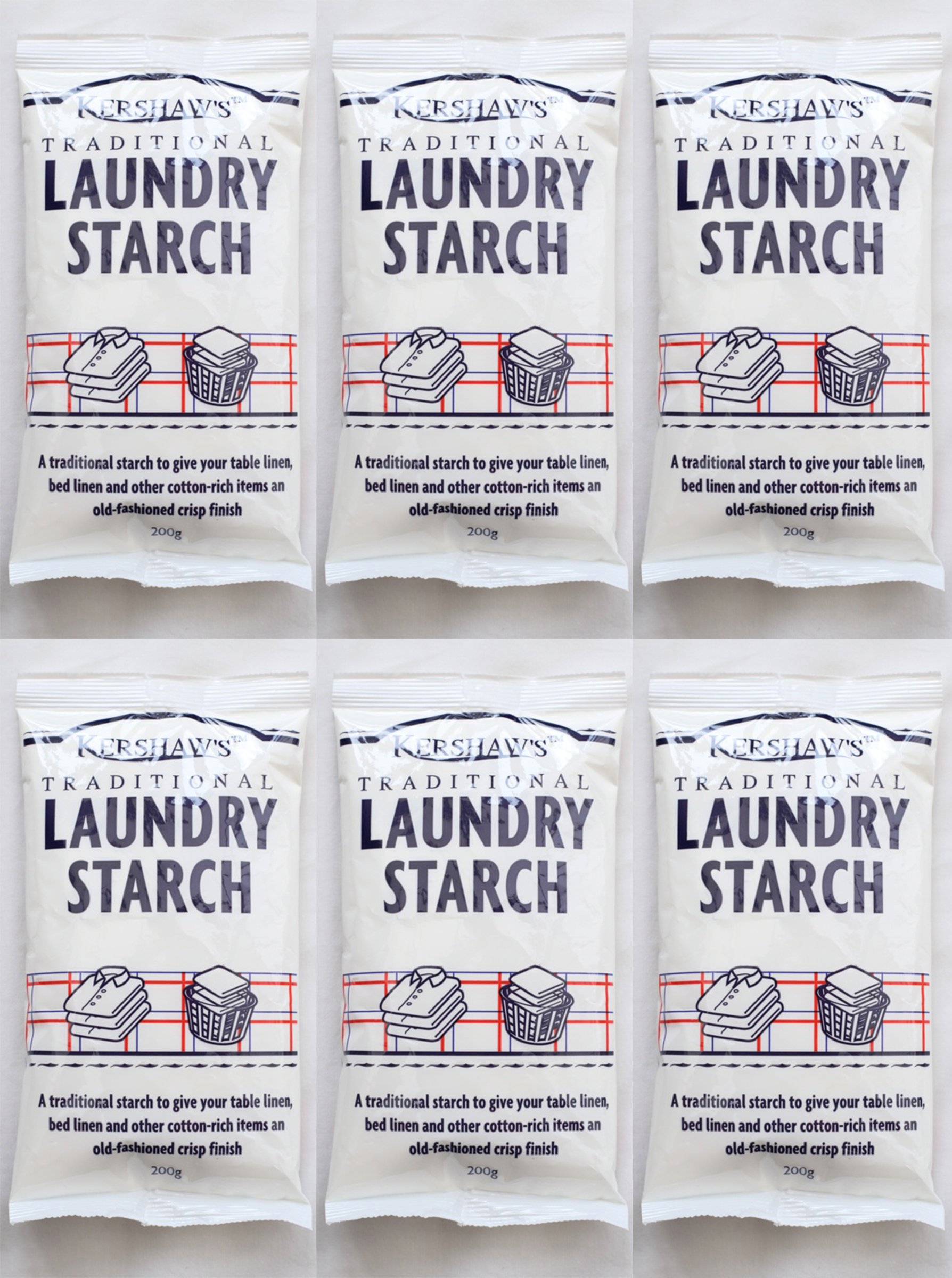 Dri-Pak Kershaws Laundry Starch 6X200g