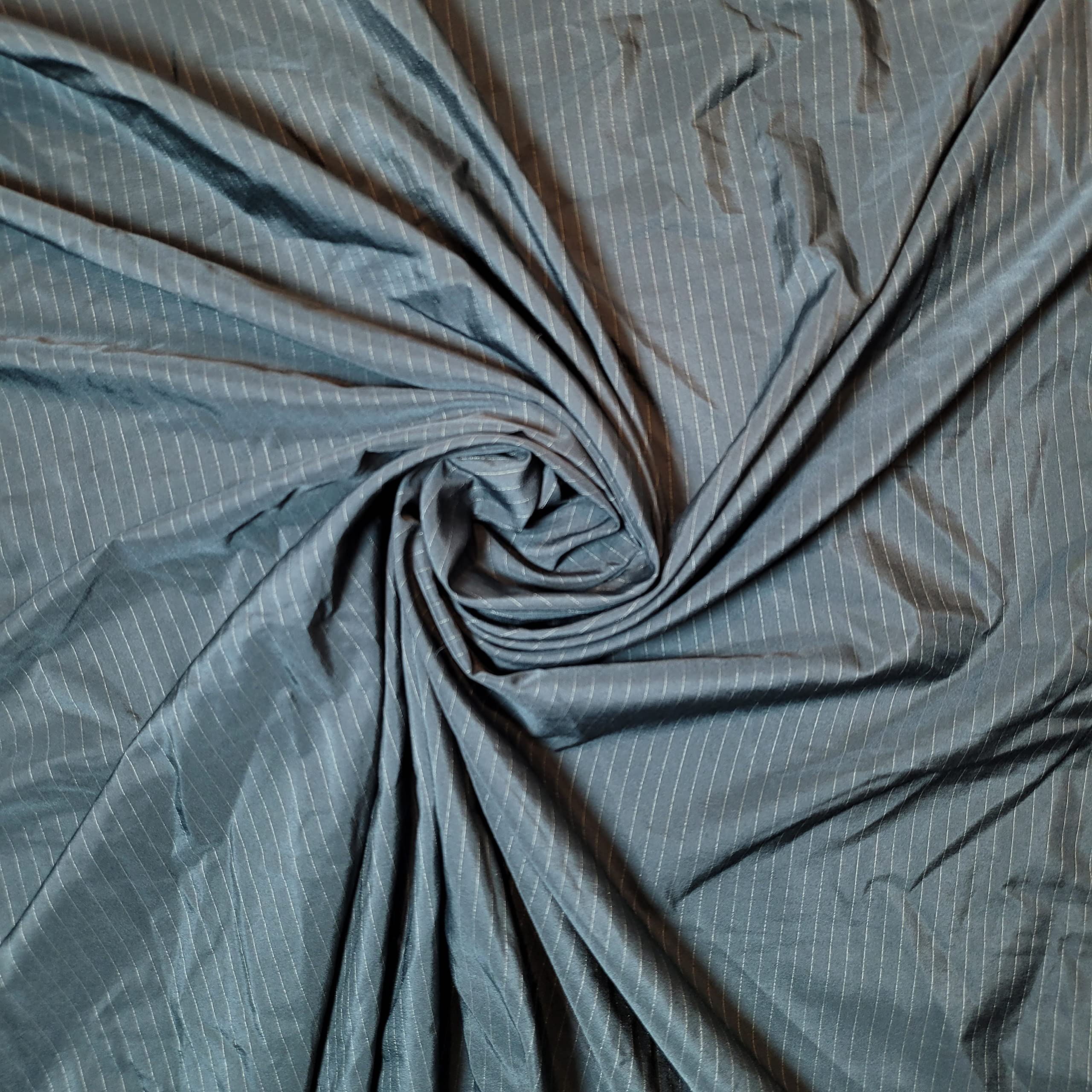 Habotai Dress Skirt Jacket Anti Static Lining Decor Fabric 150cm STH Available in 45 Colours (Bottle Stripe, 1 METER) โ image 1