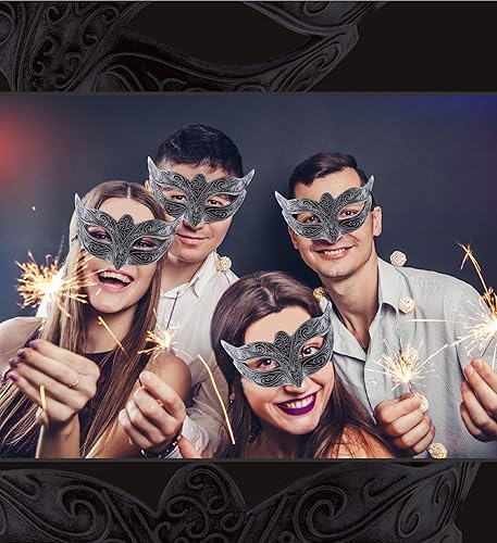 Miniatura 6 de Steampunk - Máscara veneciana metálica para mascarada