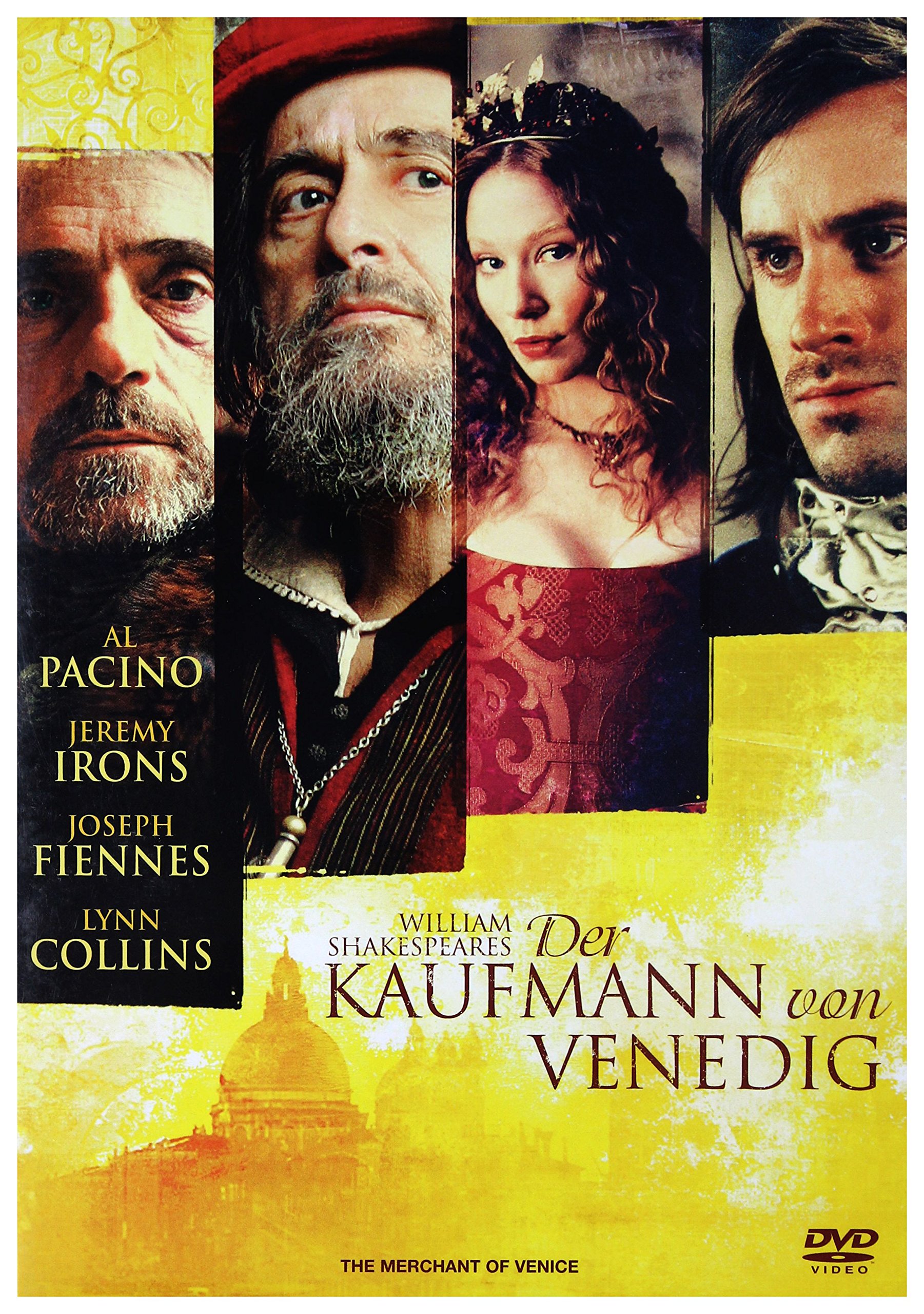 Edición cinematográfica Der Kaufmann von Venedig DVD Alemania para bibliotecas de cine exclusivas