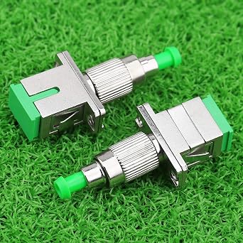 FC/APC(Male) to SC/APC(Female) SM-9/125 Fiber Optic Hybrid Adapter FC-SC Connecter