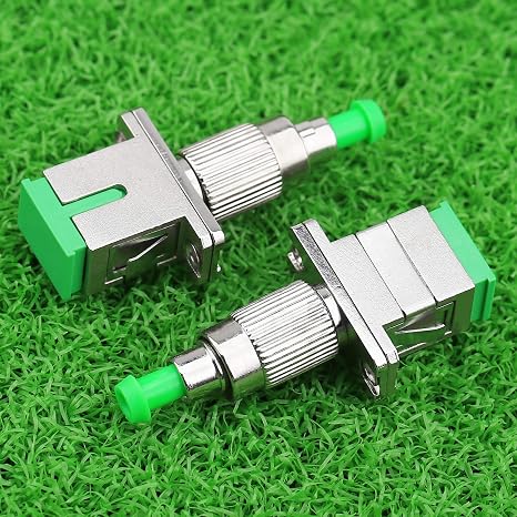 FC/APC(Male) to SC/APC(Female) SM-9/125 Fiber Optic Hybrid Adapter FC-SC Connecter