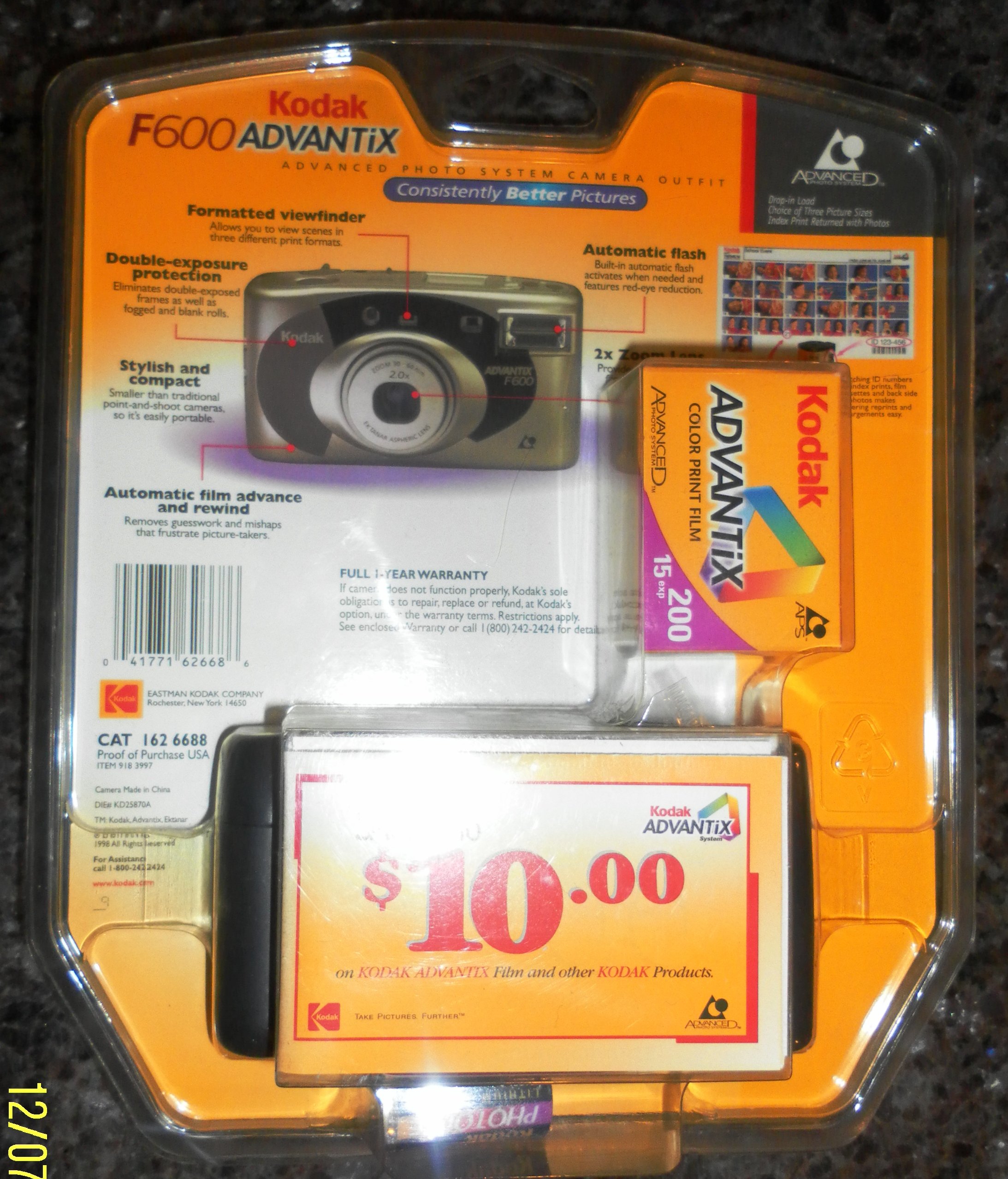 Kodak advantis f600 - Photo, audio & vidéo