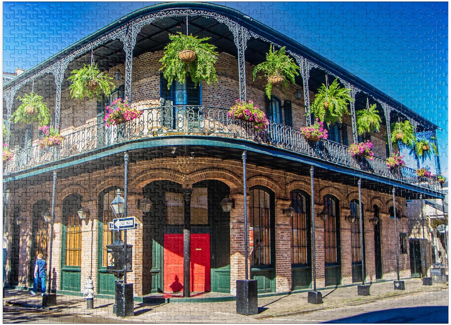 MyPuzzle French Quarter in New Orleans - Premium 1000 Piece Jigsaw Puzzle for Adults