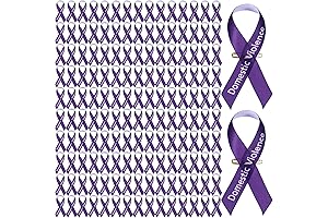 Hanaive 150 Set Domestic Violence Awareness Ribbons